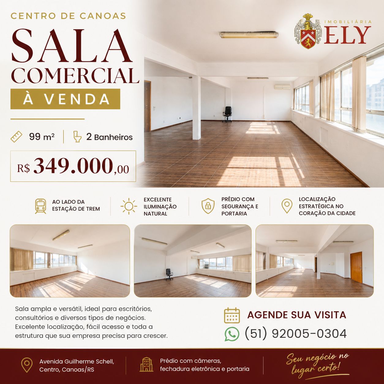 Sala Comercial no Centro de Canoas